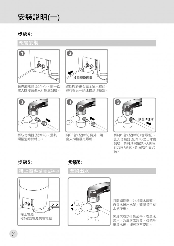 歐漾淨水CTE-200_SuperClean UV智慧型淨水器說明書